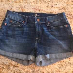 7 For All Mankind Cuffed Shorts